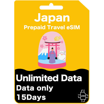 Japan Travel eSIM Card -  KDDI