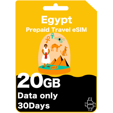 Egypt Prepaid Travel eSIM Card