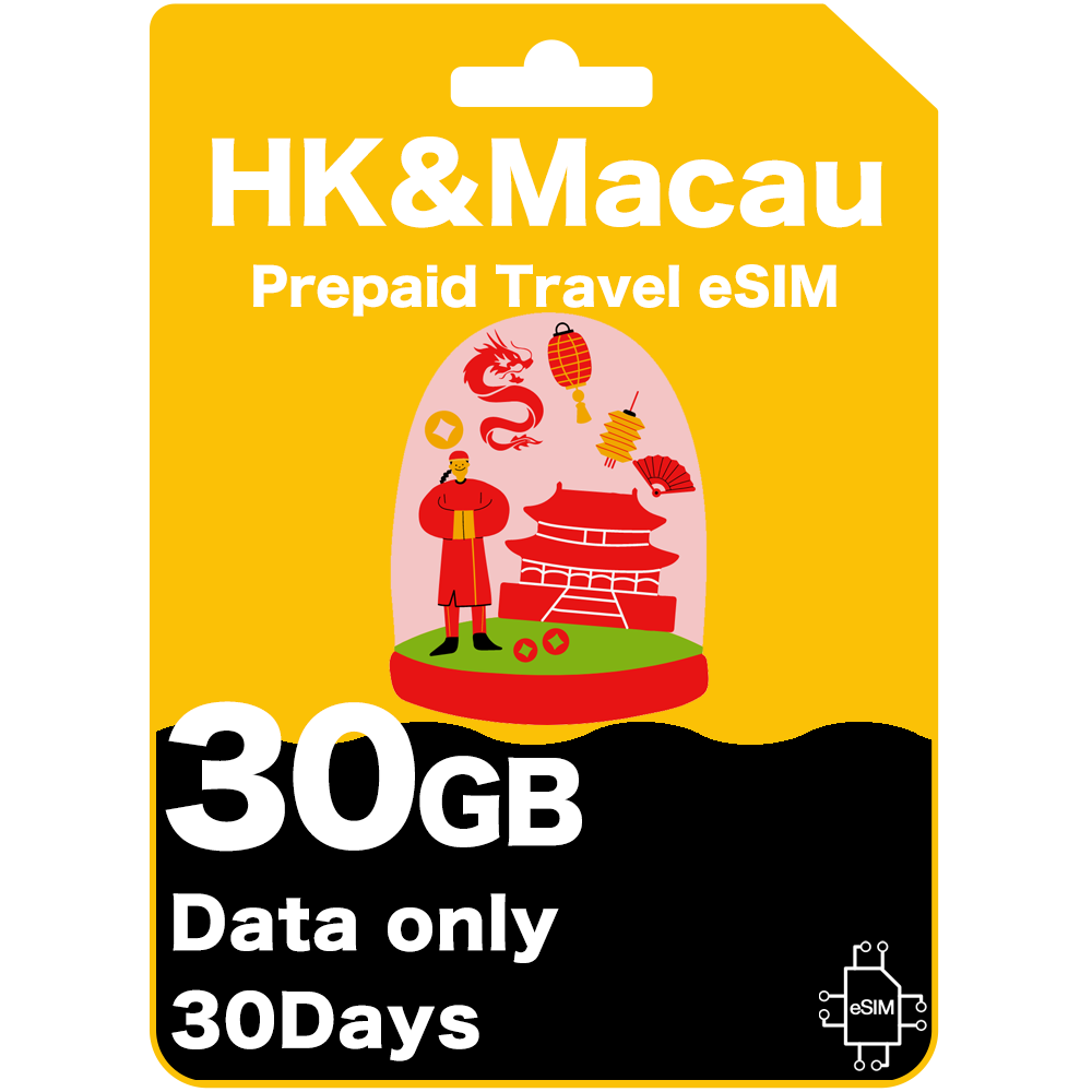 HK Macau travel eSIM card