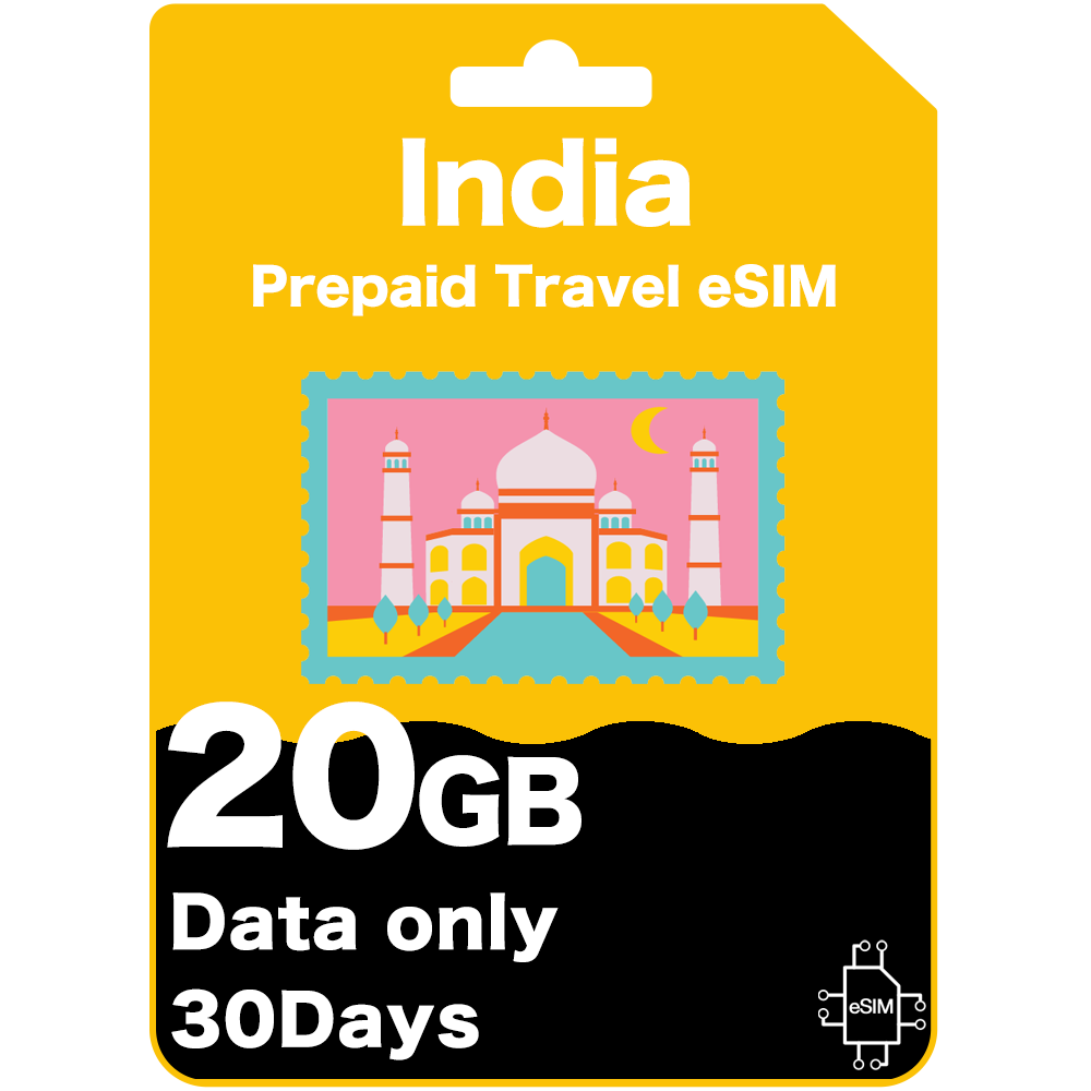 India travel eSIM card