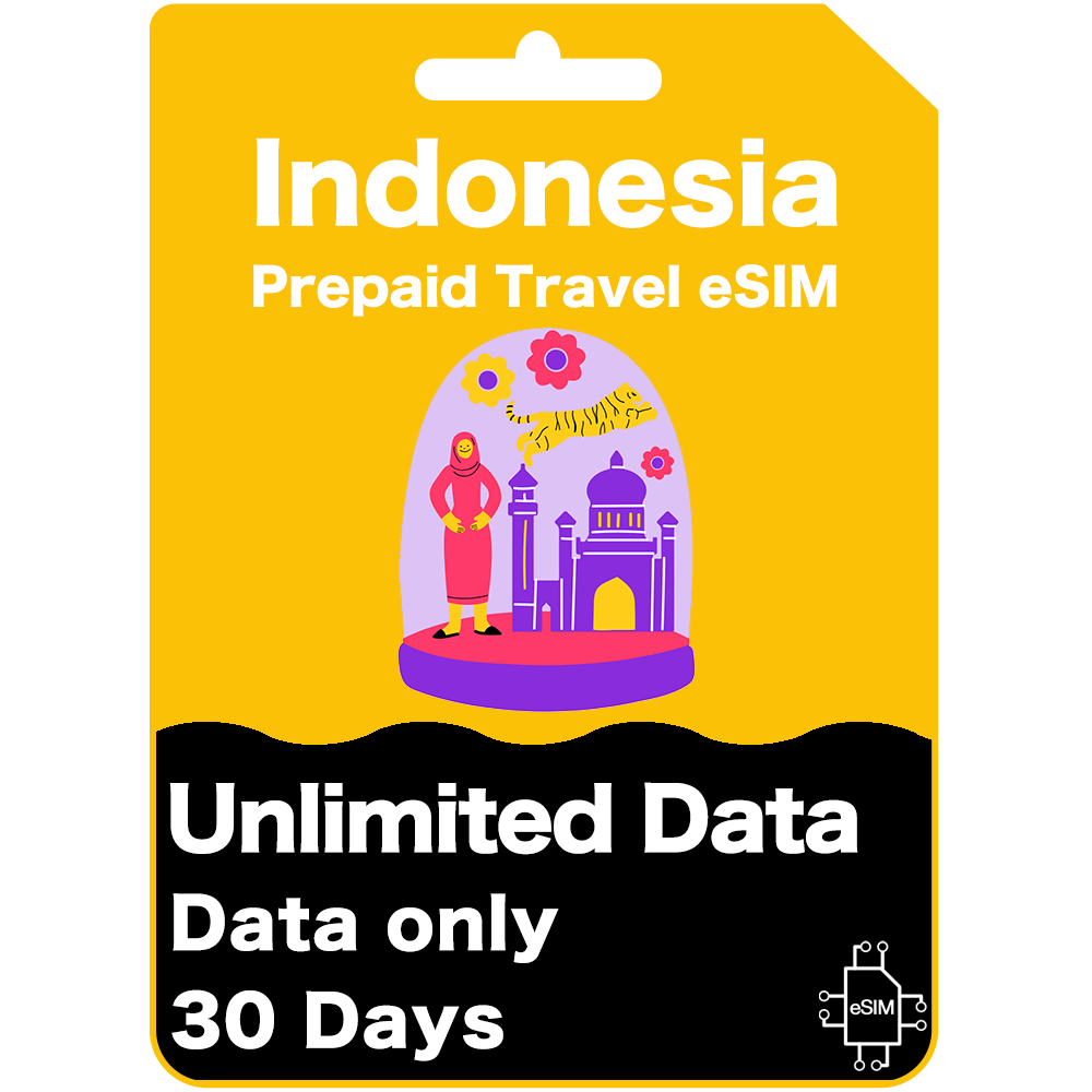 Indonesia Prepaid Travel eSIM Card