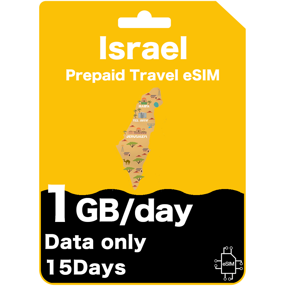 Israel travel eSIM card