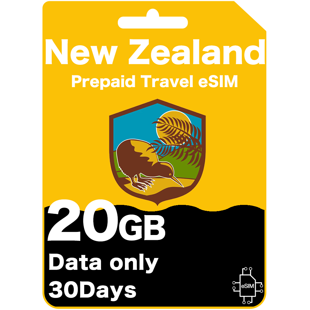 New Zealand travel eSIM card