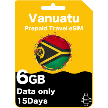 Vanuatu travel eSIM card