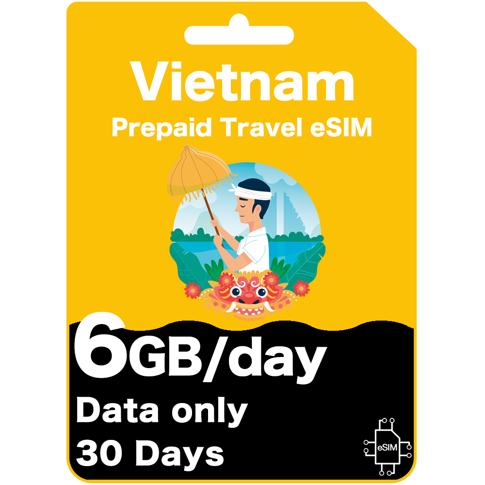 Vietnam Prepaid Travel eSIM Card